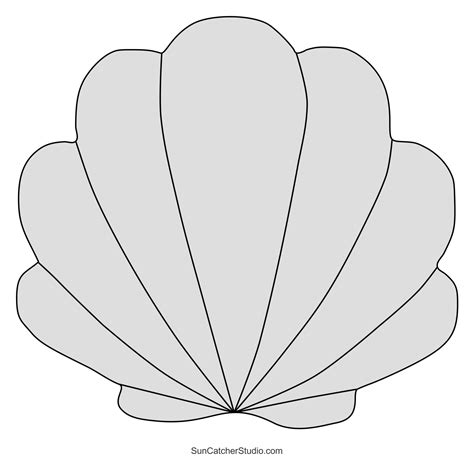 Dive into Creativity: The Ultimate Guide to Seashell Template Printables for Every Project!