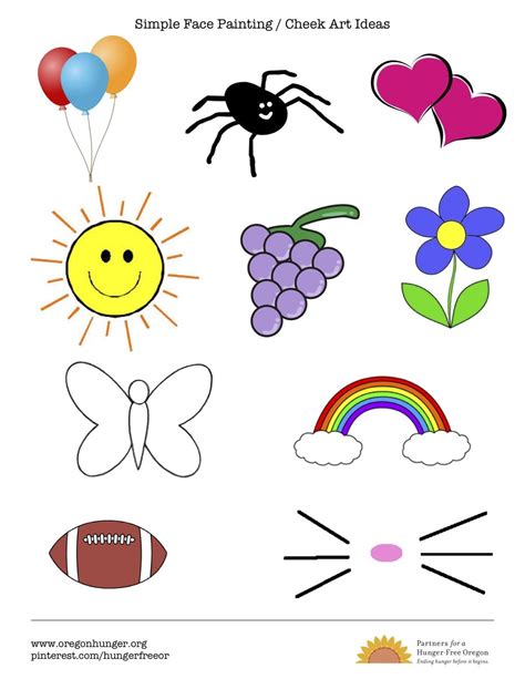 Simple Face Painting Designs Printable: Your Go-To Guide for Effortless Fun!