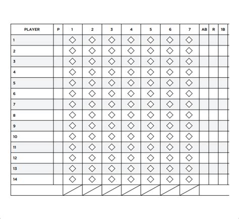 The Ultimate Guide to the Softball Scoring Sheet Printable: Your Key to Mastering the Game!
