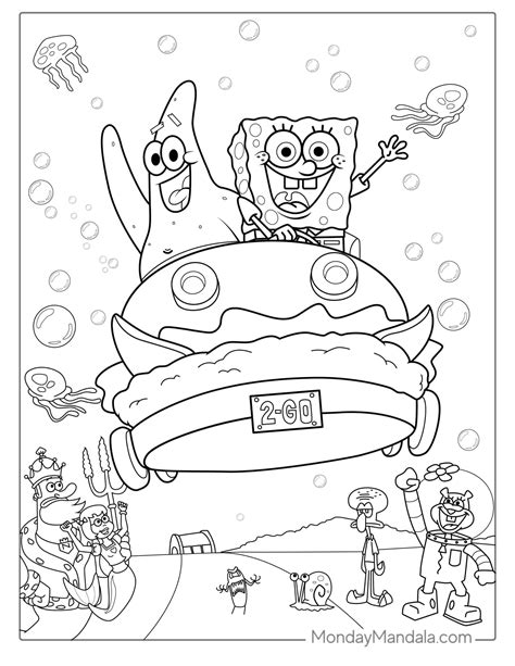The Ultimate Guide to Spongebob Coloring Book Printables: Dive into Bikini Bottom Fun!