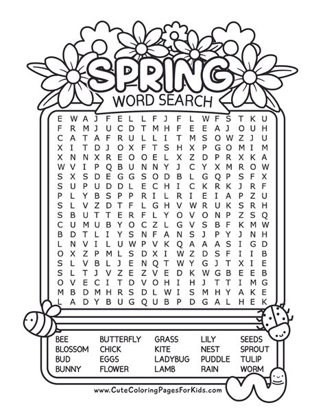 Unlocking Spring Fun: Your Ultimate Guide to "Spring Word Search Printables" for Every Occasion