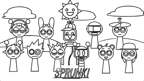 Unleash the Rainbow: Your Ultimate Guide to Sprunki Coloring Pages Printable Fun!
