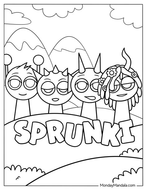 Unleash the Rainbow: Your Ultimate Guide to Sprunki Printable Coloring Pages!
