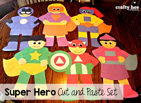 Unleash Their Inner Hero: The Ultimate Guide to Superhero Cut and Paste Activities Printable for Endless Fun!
