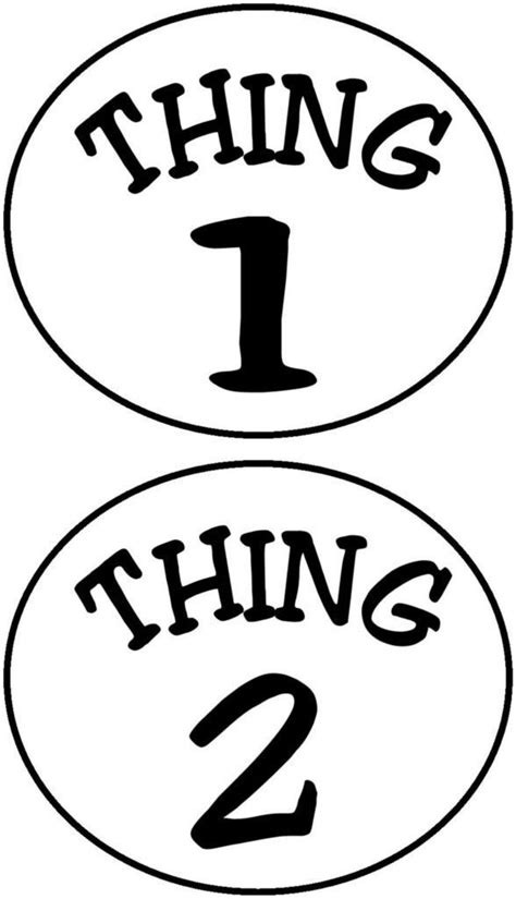 Unleash the Fun! Your Ultimate Guide to Thing 1 Thing 2 Printables for Parties, Costumes & More