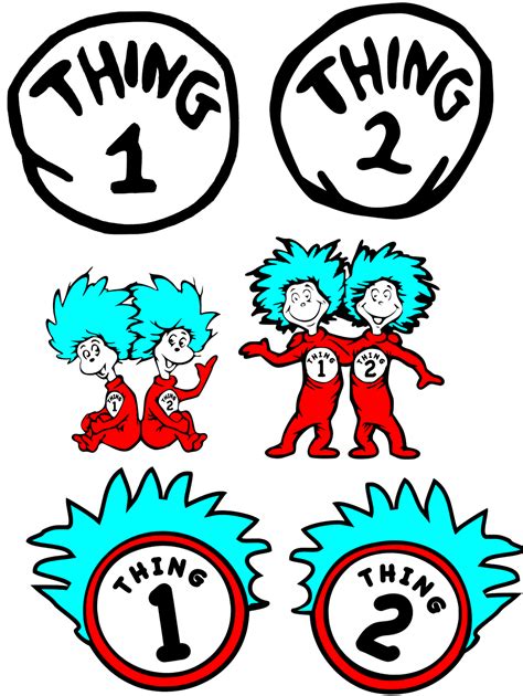 Your Ultimate Guide to Awesome Thing One and Thing 2 Printables!