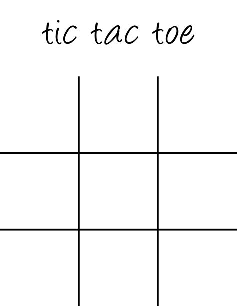 Your Ultimate Guide to Tic Tac Toe Printables: Endless Fun at Your Fingertips!