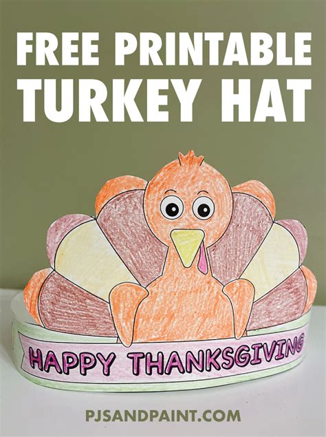 Feathered Fun: Your Ultimate Guide to the Perfect Turkey Hat Printable!