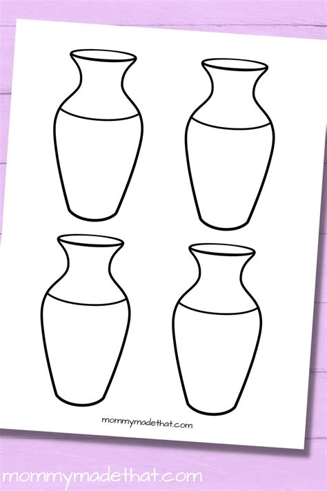 Unleash Your Inner Decorator: The Ultimate Guide to Free Vase Template Printables!
