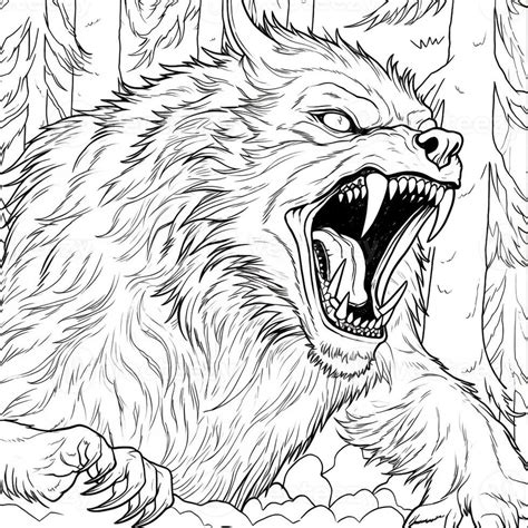 Unleash Your Inner Artist: Discover the Best Werewolf Coloring Pages Printable!