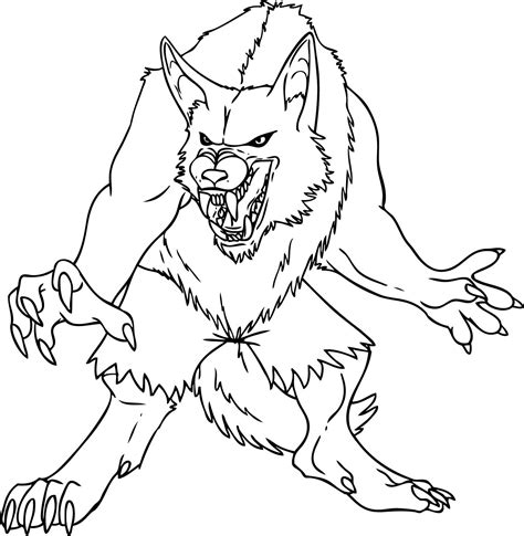 Beyond the Howl: Discovering the Best Werewolf Printable Coloring Pages for Every Mood