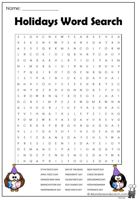 Unlock Holiday Fun: Your Go-To Guide for Engaging Word Search Holidays Printables!