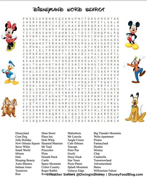 Unlock the Magic: Your Ultimate Guide to Finding the Best Word Search Printable Disney Puzzles!