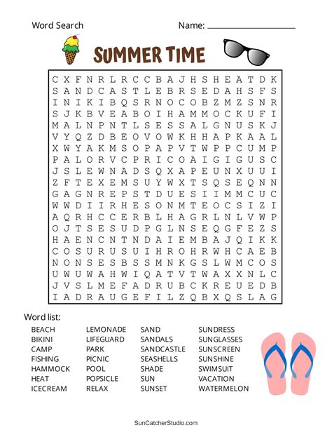 Summer Solved! Dive into Our Best "Word Search Printable Summer" Collection