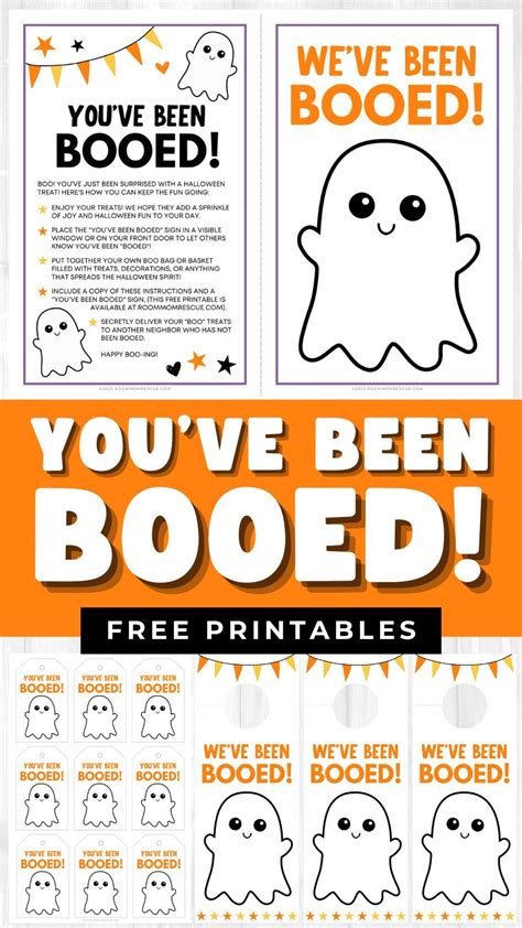 Get Spooky & Spread Joy: Your Ultimate Guide to "You've Been Booed" with Free Printables!