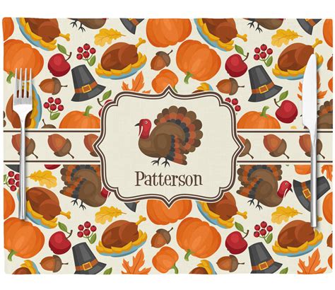 1. Classic & Traditional Thanksgiving Placemat Designs