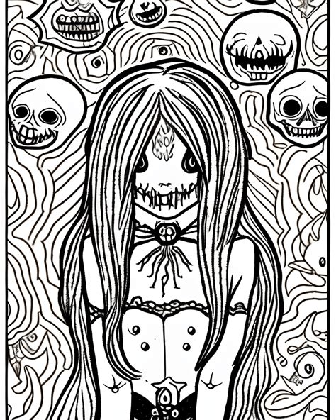 1. Creepy Coloring & Creative Crafts