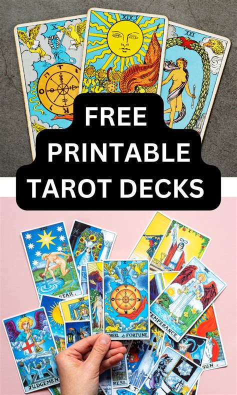 1. For the Absolute Beginner: Your First Printable Tarot Deck
