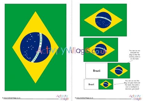 1. The Classic Look: Standard Brazil Flag Printables