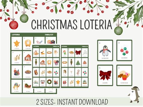 2. Modern Twists: Themed & Holiday Loteria Printables