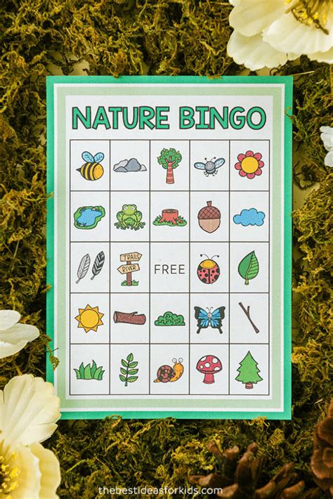 2. Nature & Spring Awakening Bingo Printables