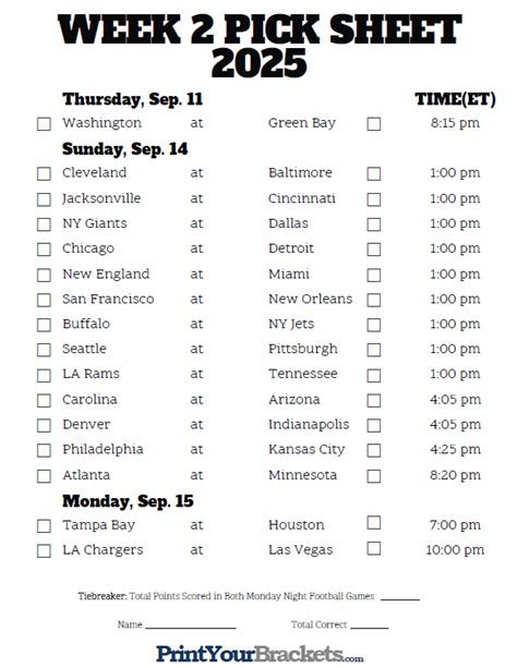 2. Pick 'Em Perfection: Weekly & Season-Long Printable Challenges