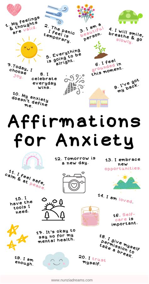 3. Affirmations for Calming Anxiety & Stress