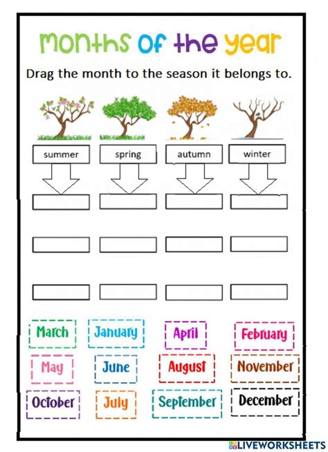 3. Connecting Time: Themed & Seasonal Months Printables