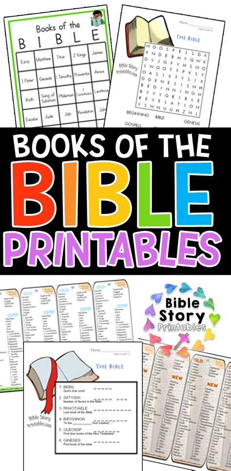 3. Family Fun & Faith: Bible Books Printables for Kids
