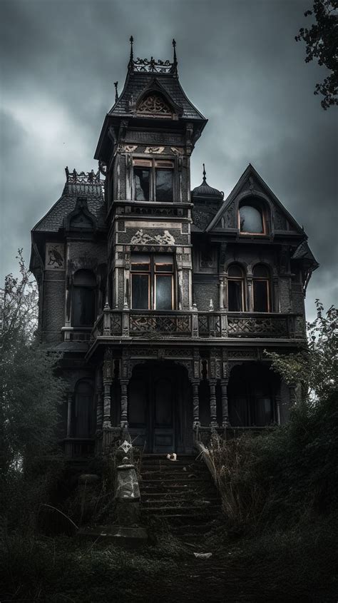 3. Haunted House & Eerie Landscapes: Atmospheric Ambiance