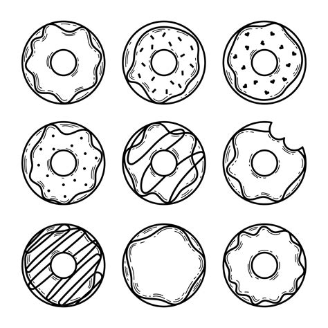 3. Patterned & Zen-Doodle Donuts: For the Mindful Artist