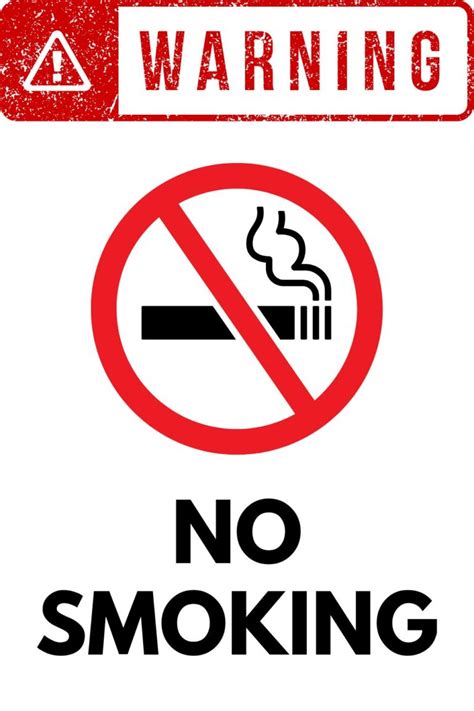 3. Residential & Shared Spaces: Empathetic Printable No Smoking Signs