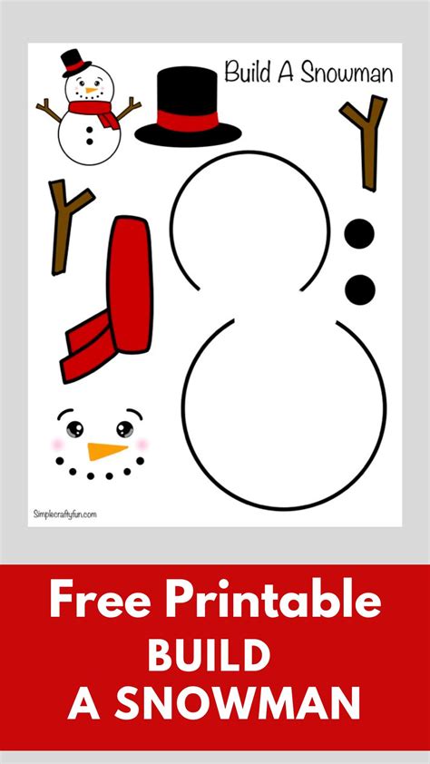 3D Snowman Crafting Templates: Bringing Your Snowman to Life