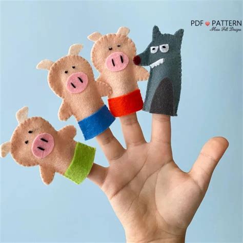 4. Felt Friends & Finger Puppets: Low-Sew & No-Sew Delights