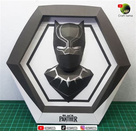 4. Heroic Black Panther Craft Templates