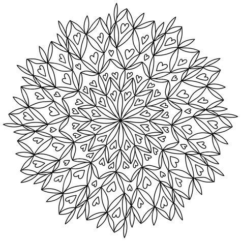 4. Mindful Mandalas & Intricate Designs: Zen & Valentine Vibes