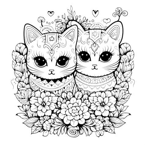 4. Mindful Mandalas & Zen Cats: Coloring for Calm