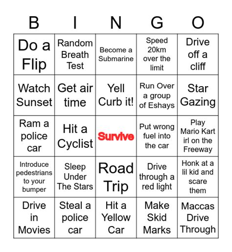 4. Vehicle Spotting Bingo: Beyond the Everyday Car