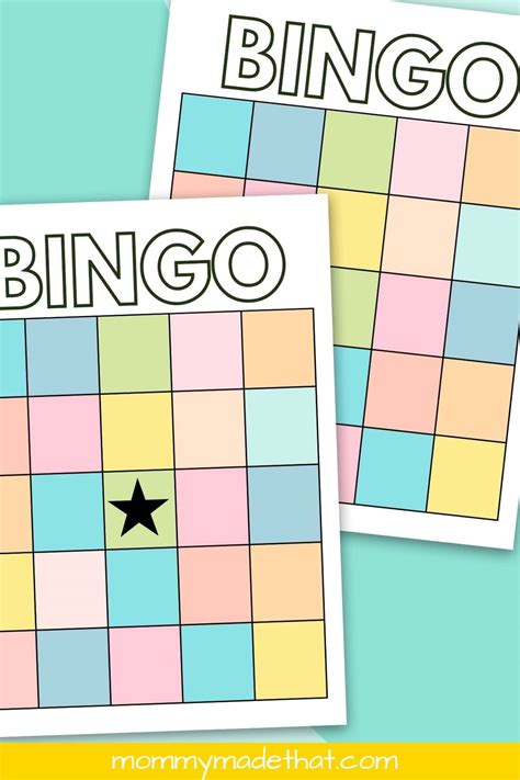 5. DIY & Customizable: Create Your Own Math Bingo Printables