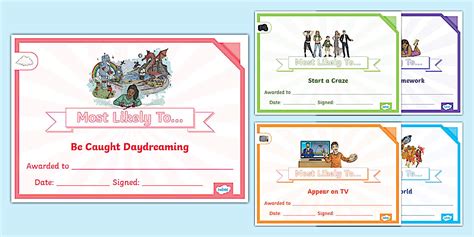 5. Fun & Quirky Certificates: End-of-Year Accolades