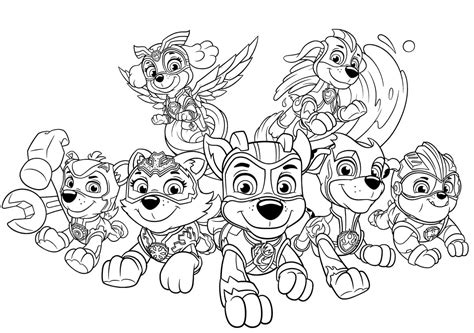 5. Mighty Pups Unleashed: Supercharged Coloring!