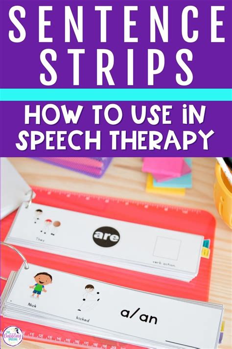 5. Therapeutic Triumphs: Sentence Strips in Speech, Language & Special Education