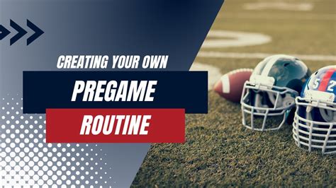 5. Time-Saving Pre-Game Routines