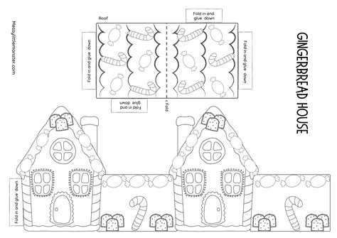 6. No-Bake & Edible Art Gingerbread Templates (Beyond the House!)