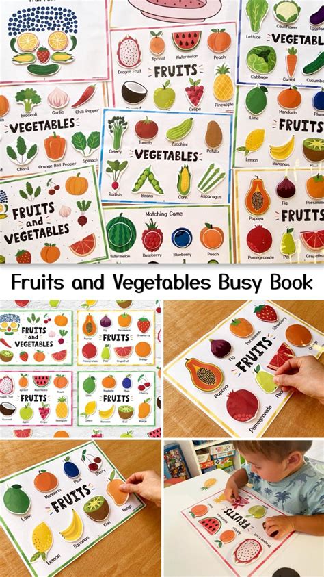 6. Quick & Easy Resources: Printable Fruits & Vegetables for Busy Days