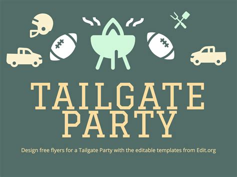 6. Themed Tailgates: Customizable & Creative Printable Pools