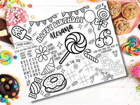 7. Beyond the Board: Candyland Activity Sheets