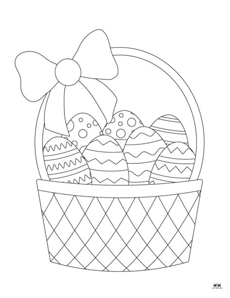 A Basket Full of Creativity: Categories of Printable Easter Coloring Pages