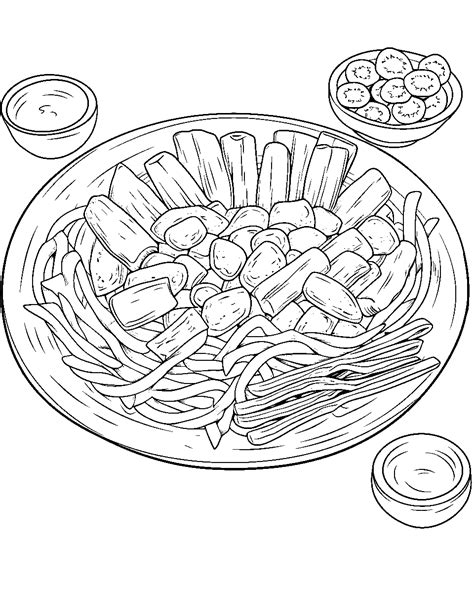 A Culinary Canvas: Discovering Diverse Printable Coloring Pages of Food