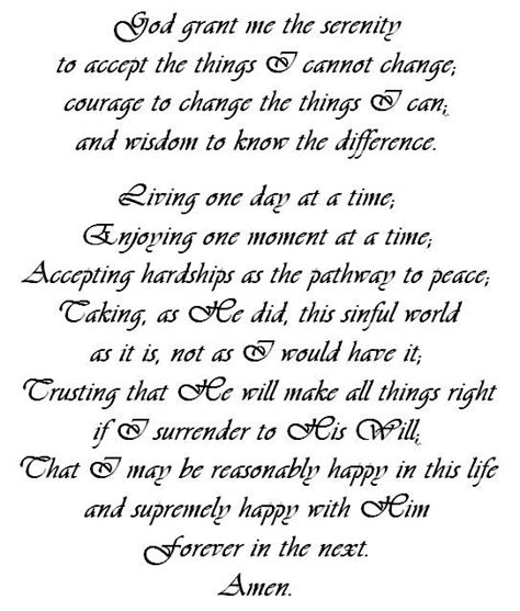 A Journey Through Time: The Serenity Prayer's History and Versions